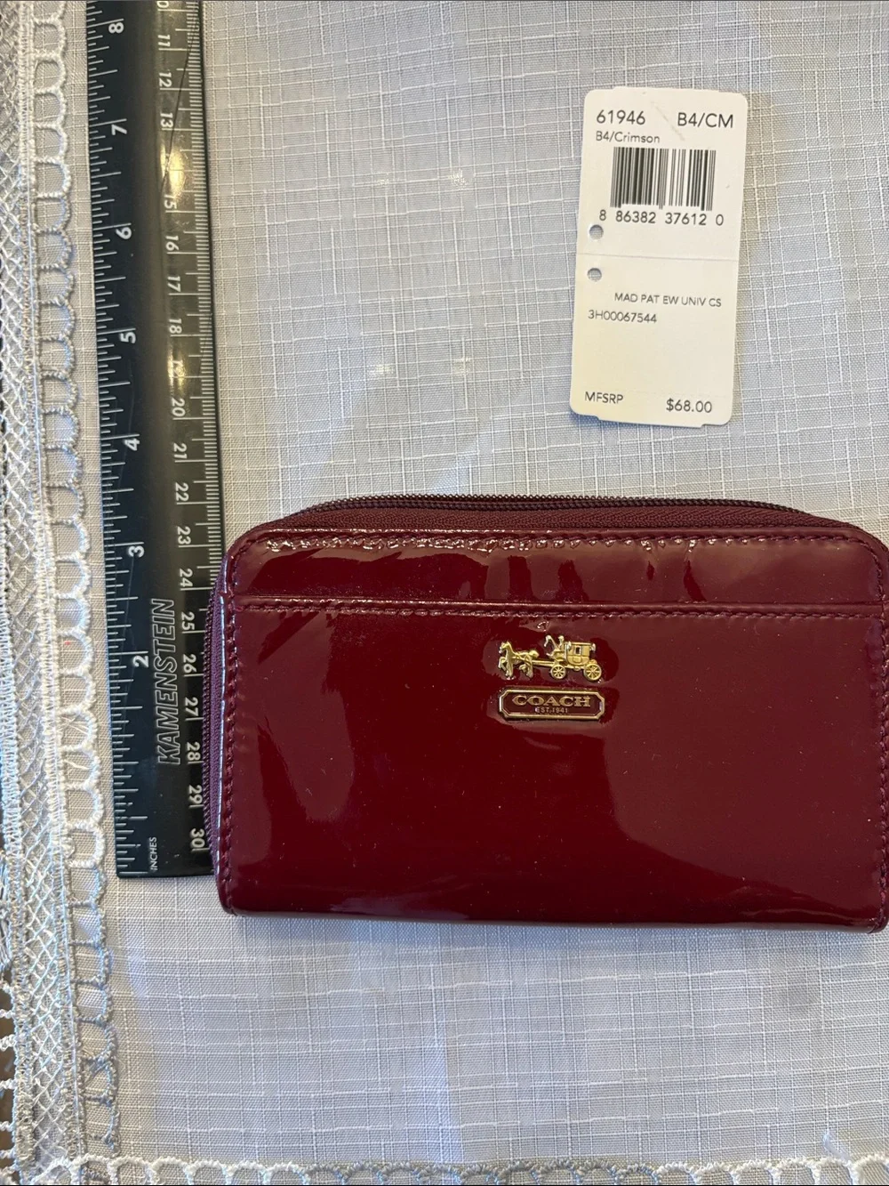 Coach glossy patent